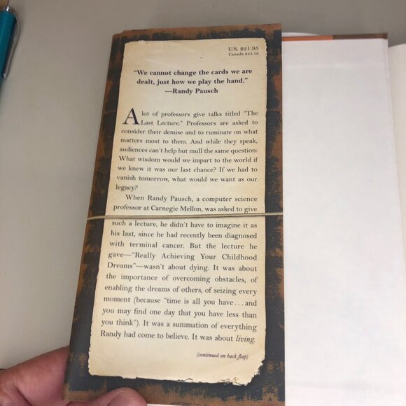 First Edition "The Last Lecture" by Randy Pausch with Jeffrey Zaslow Hard Cover - Picture 6 of 8